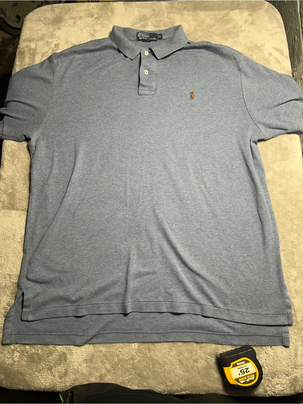 Polo by Ralph Lauren Heather Light Blue Short-Sleeve Polo